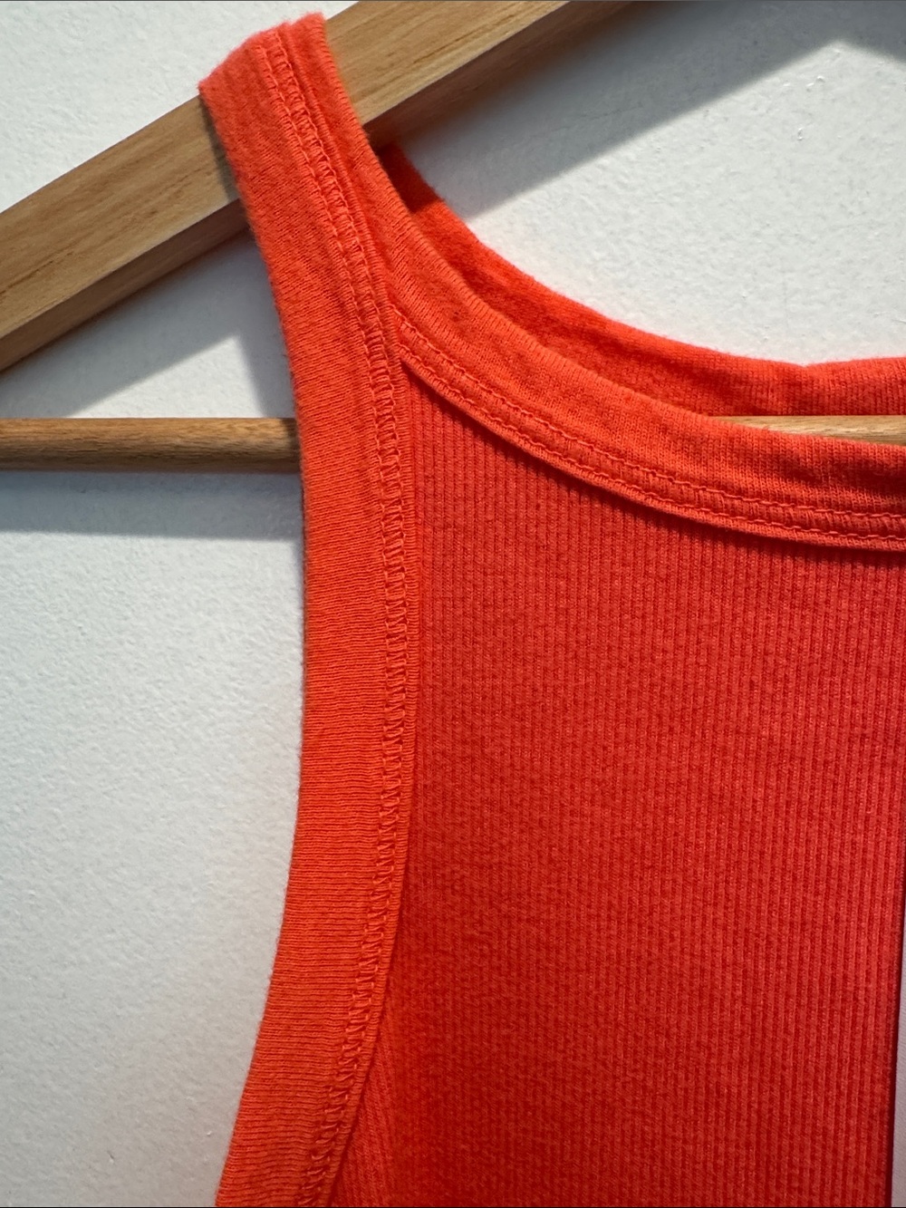 Michael Stars Hayes Persimmon Ribbed Tank - Picture 3 of 11